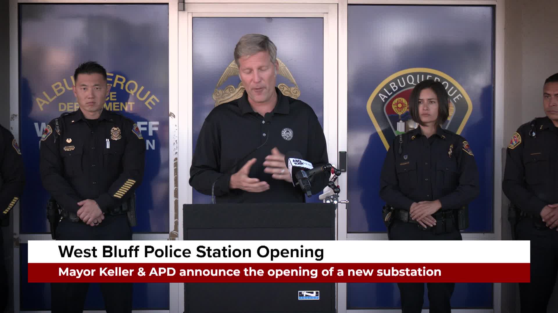 West Bluff Police Substation Opening