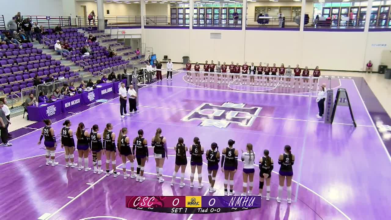 College Volleyball NMHU vs Chadron