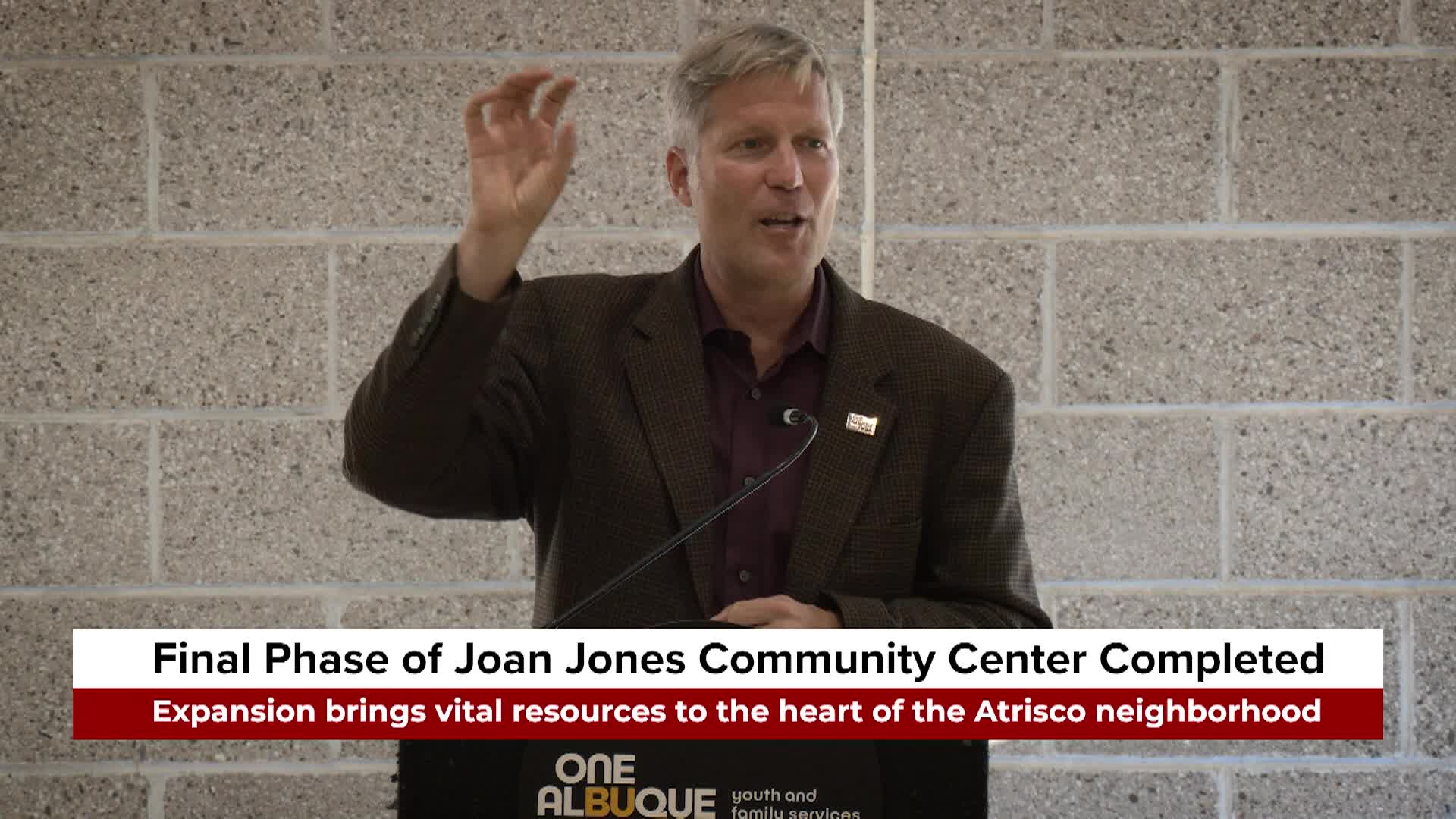 Joan Jones Community Center Completed