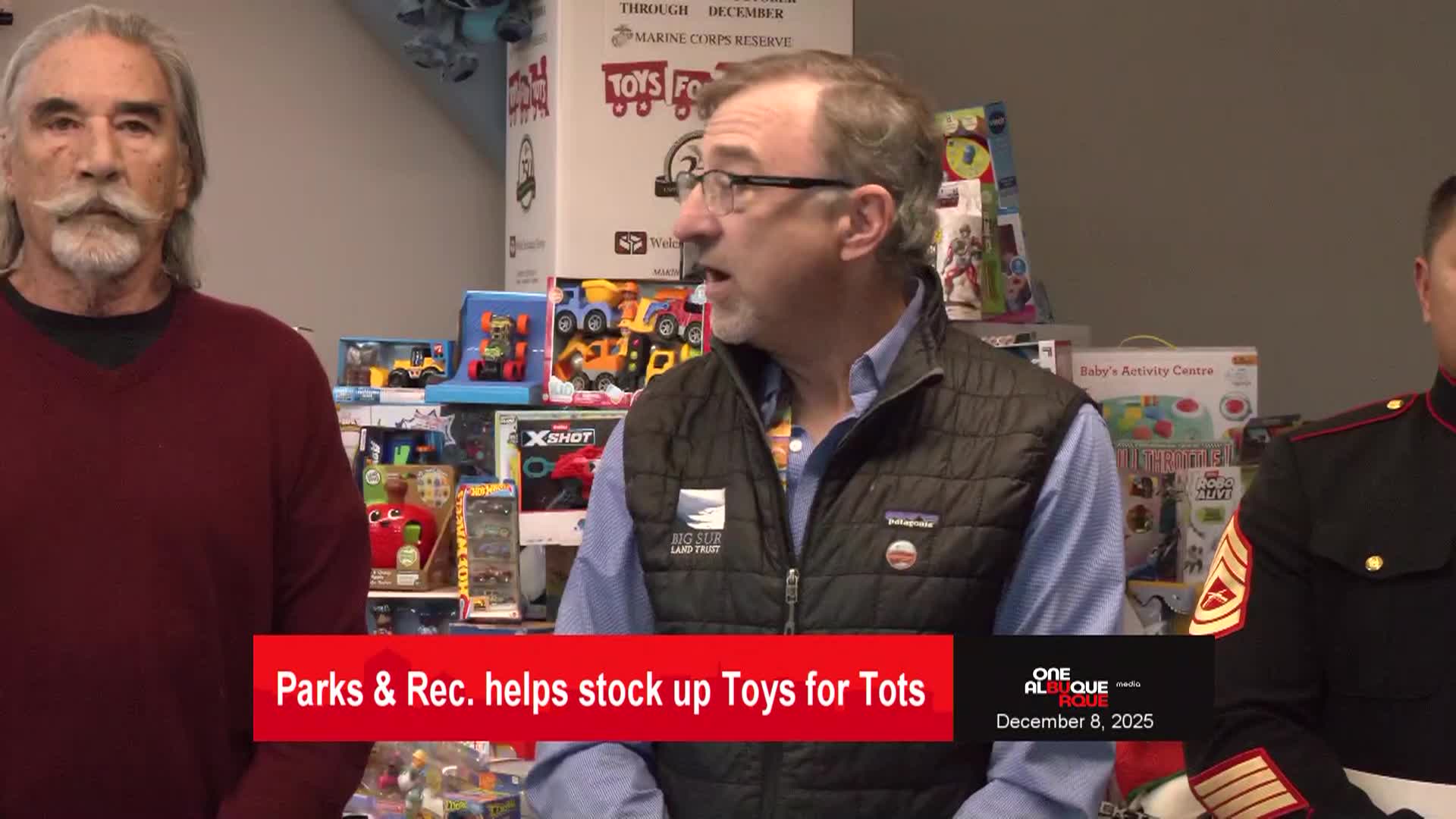 NEWS_ Parks & Rec Stocks up Toys for Tots _ December 8, 2025